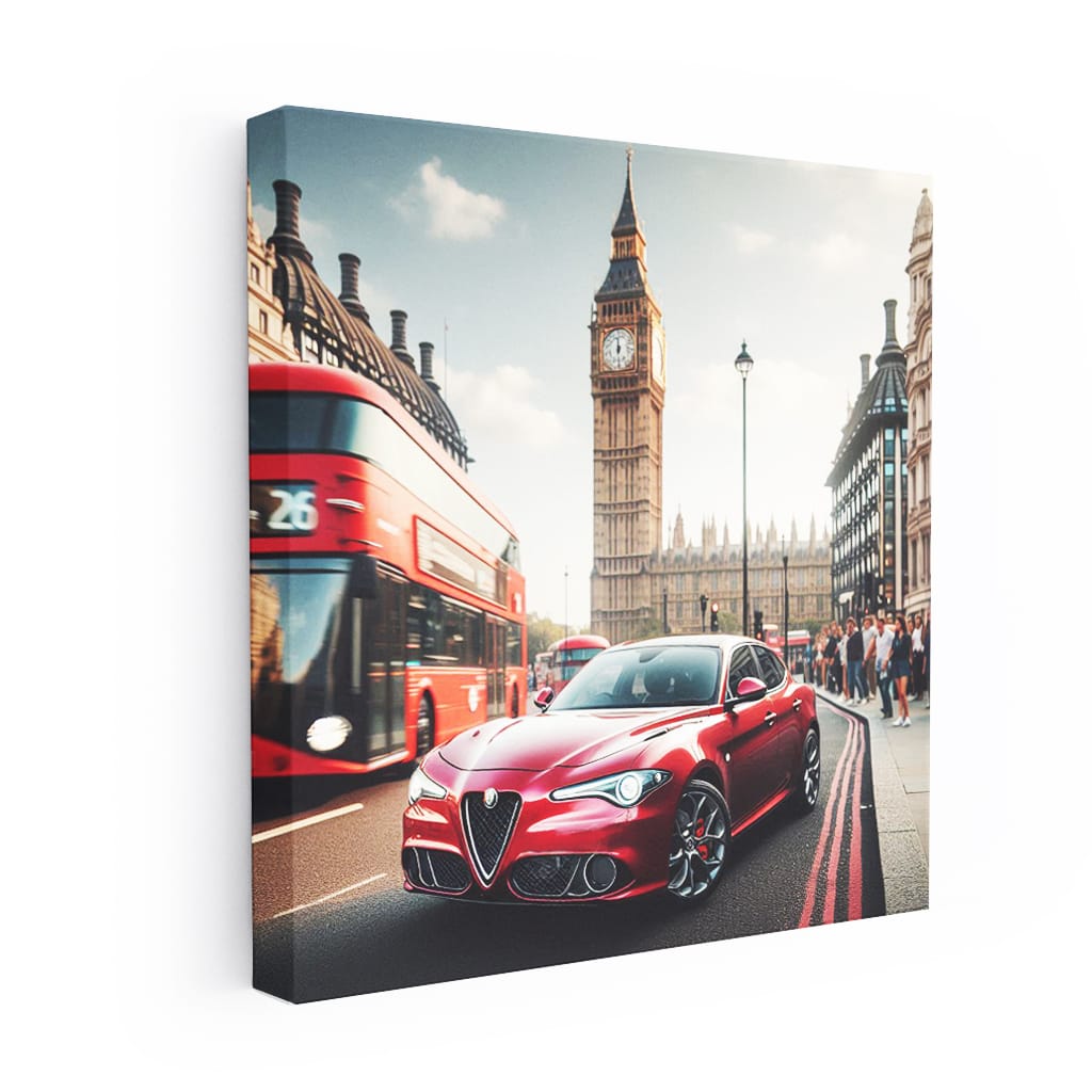 Alfa Romeo Giulietta Lond Wall Art