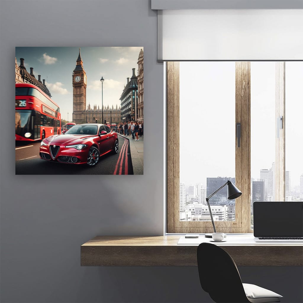 Alfa Romeo Giulietta Lond Wall Art