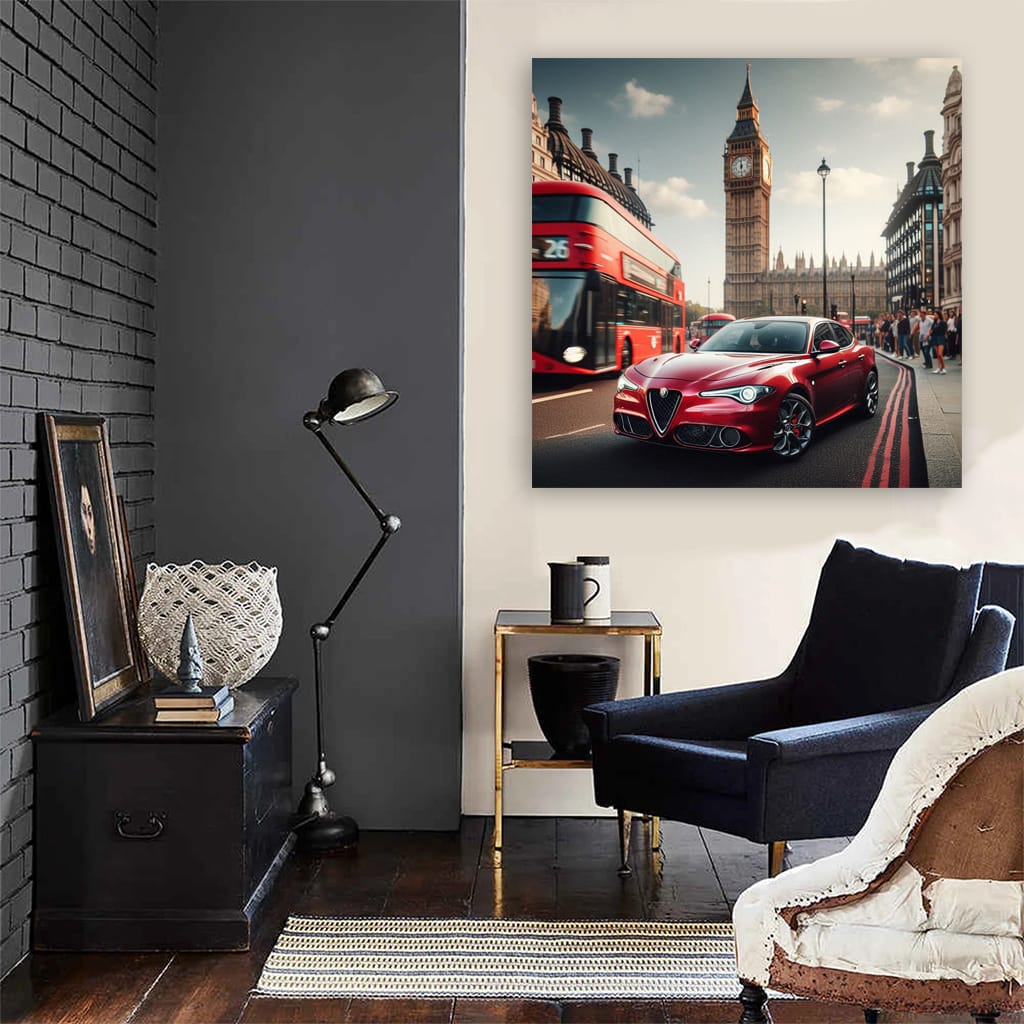 Alfa Romeo Giulietta in London - Sleek Italian Elegance