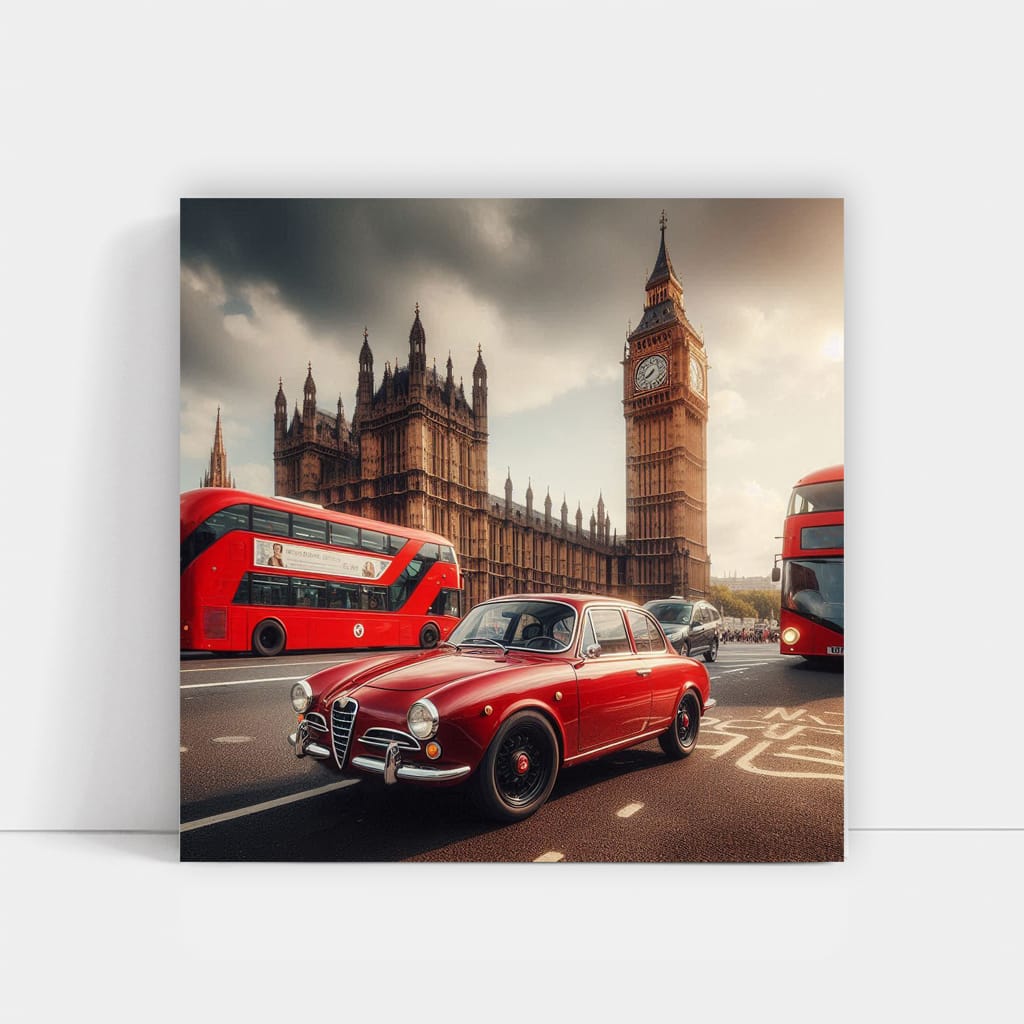 Alfa Romeo Giulietta London Wall Art