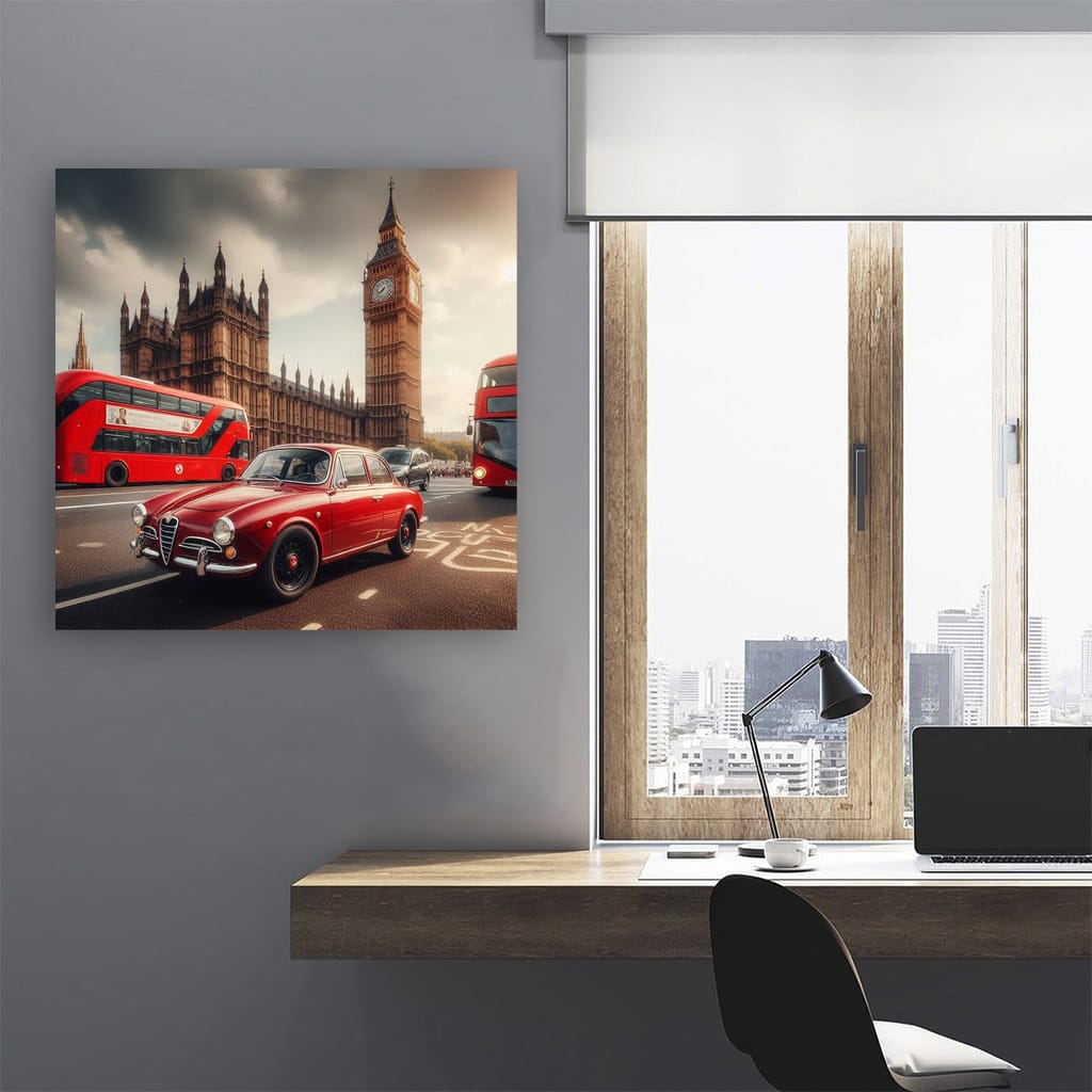 Alfa Romeo Giulietta London Wall Art