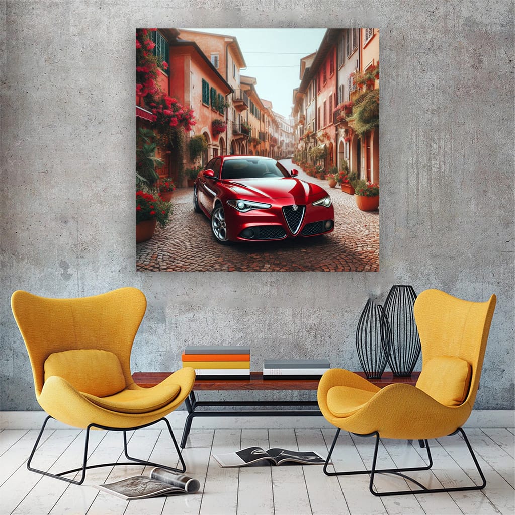 Alfa Romeo Giulietta Parking Spot - Elegance in Motion