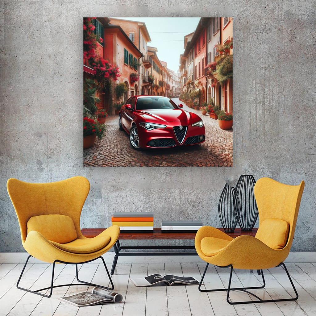 Alfa Romeo Giulietta Parki Wall Art