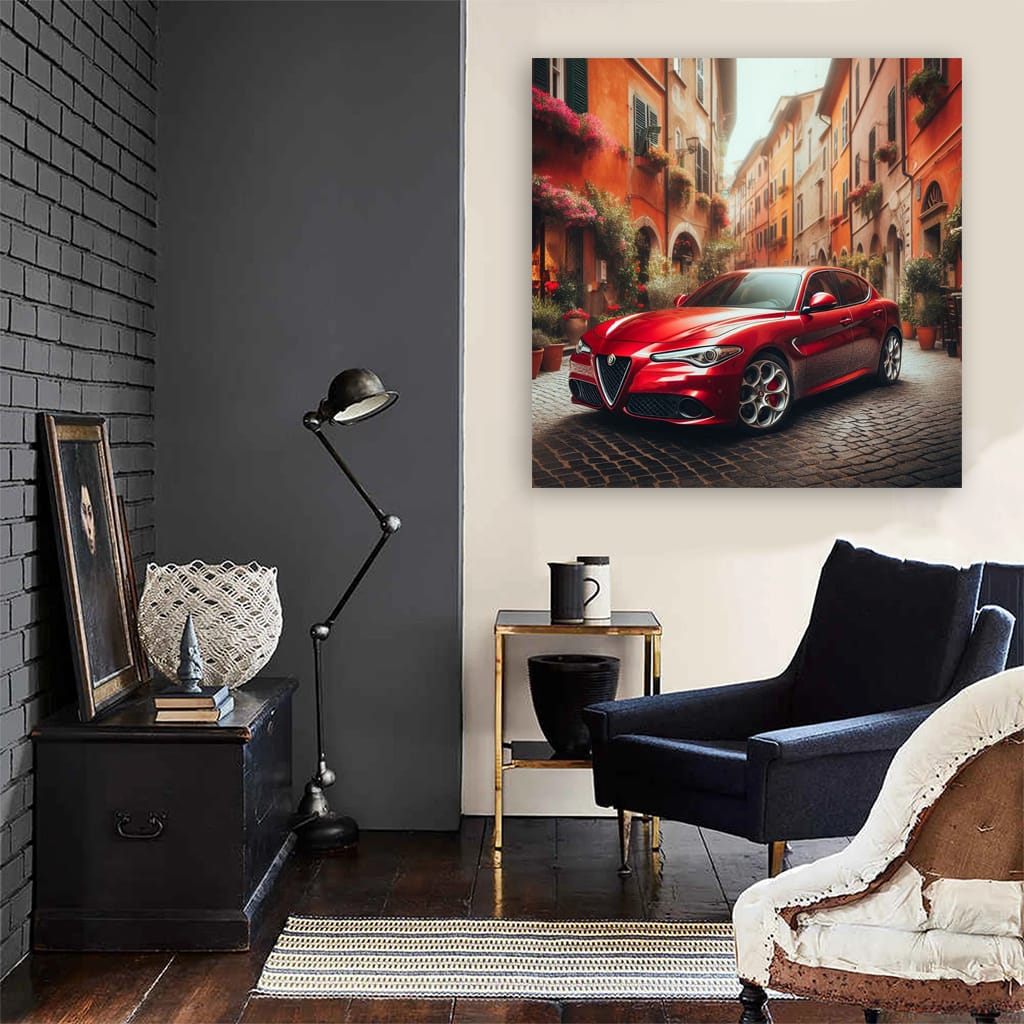 Alfa Romeo Giulietta Parking Wall Art