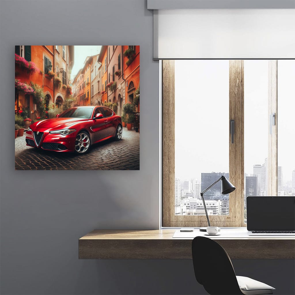 Alfa Romeo Giulietta Parking Wall Art