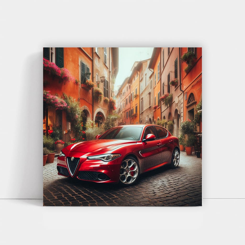 Alfa Romeo Giulietta Parking Wall Art