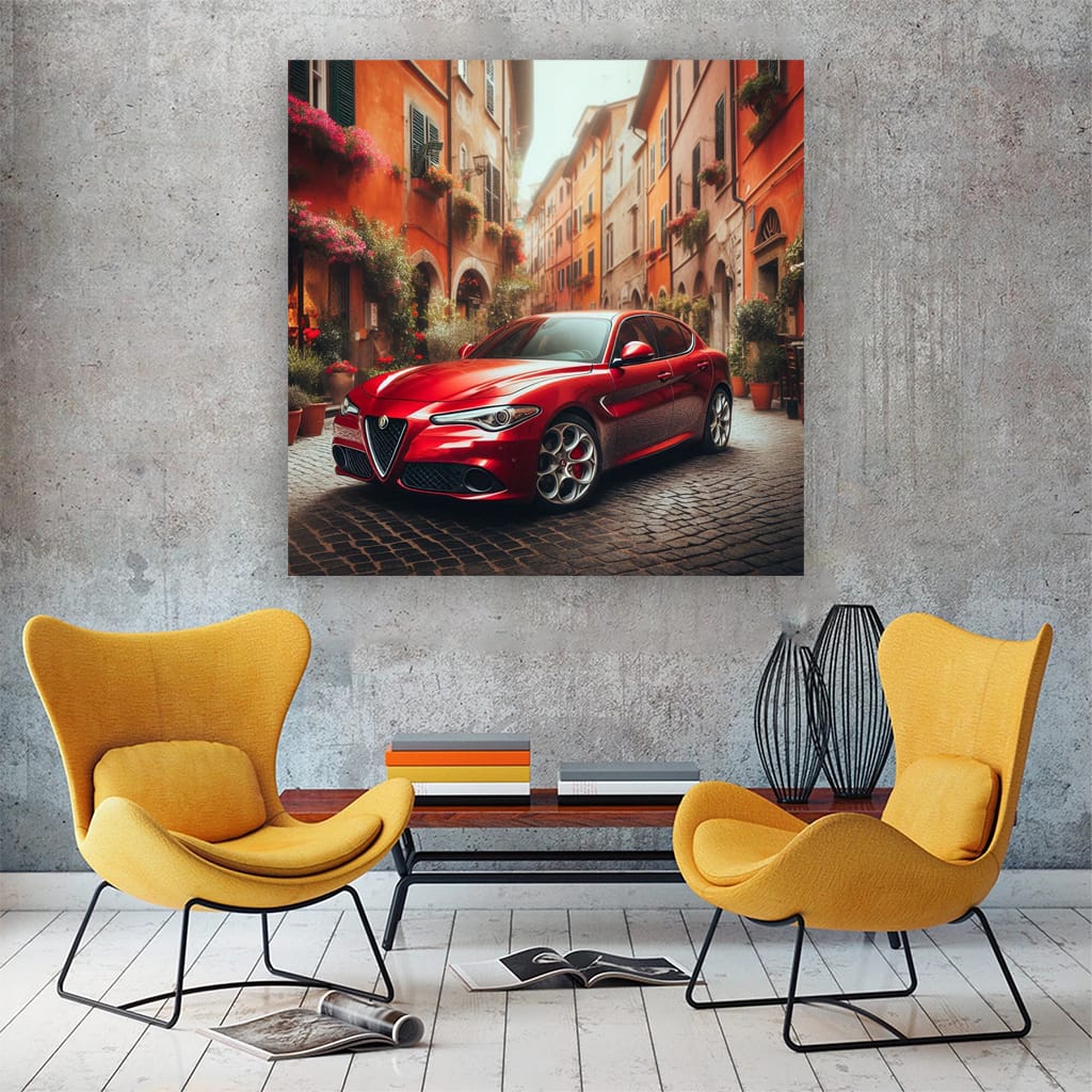 Alfa Romeo Giulietta Parked - Stylish Elegance on Wheels