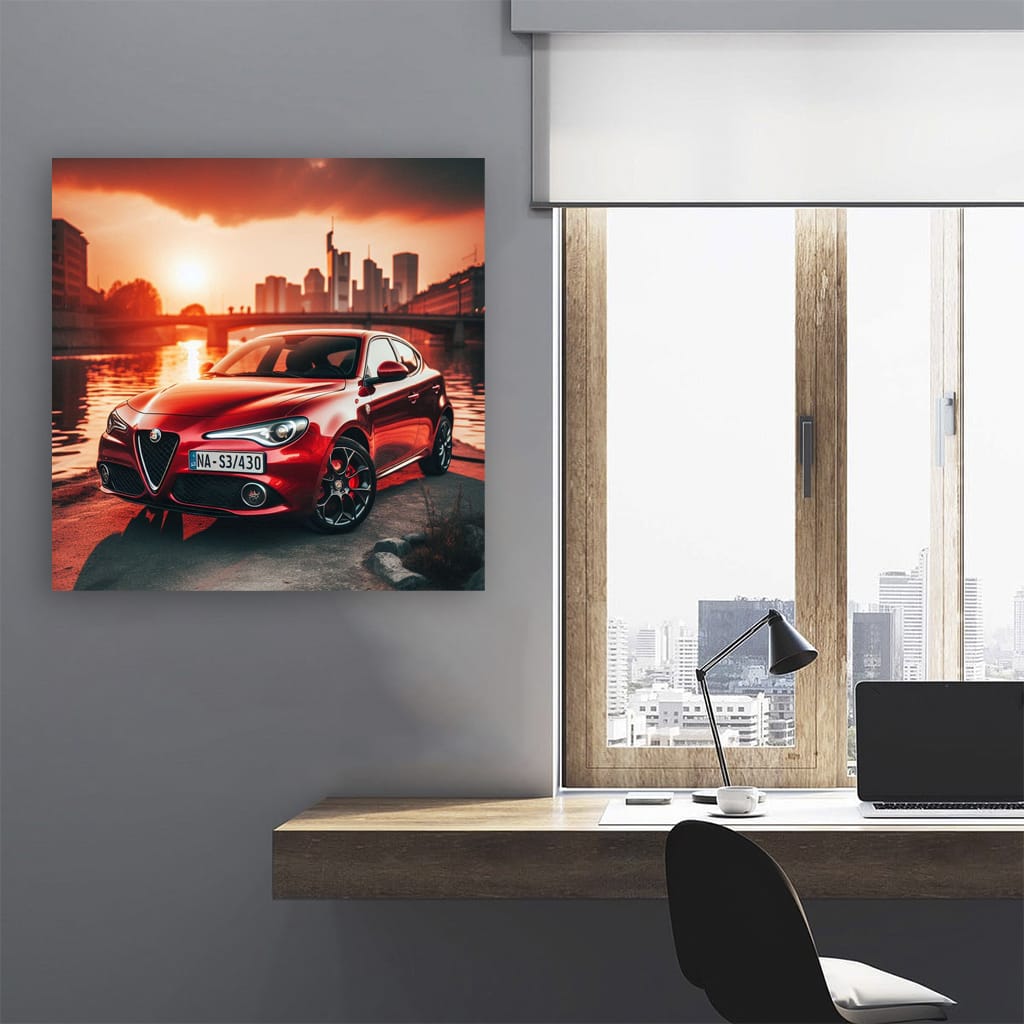 Alfa Romeo Mito River Wall Art