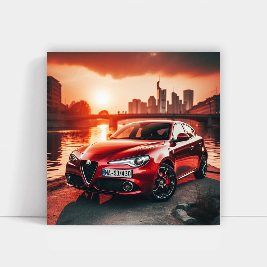 Alfa Romeo Mito River Wall Art