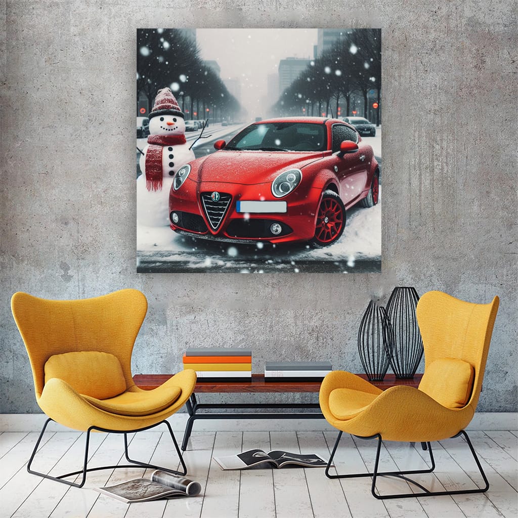 Alfa Romeo Mito Snowfa Wall Art