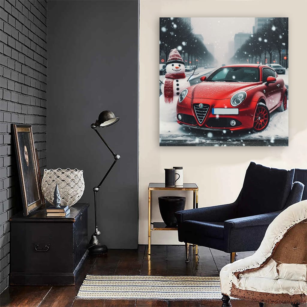 Alfa Romeo Mito Snowfa Wall Art