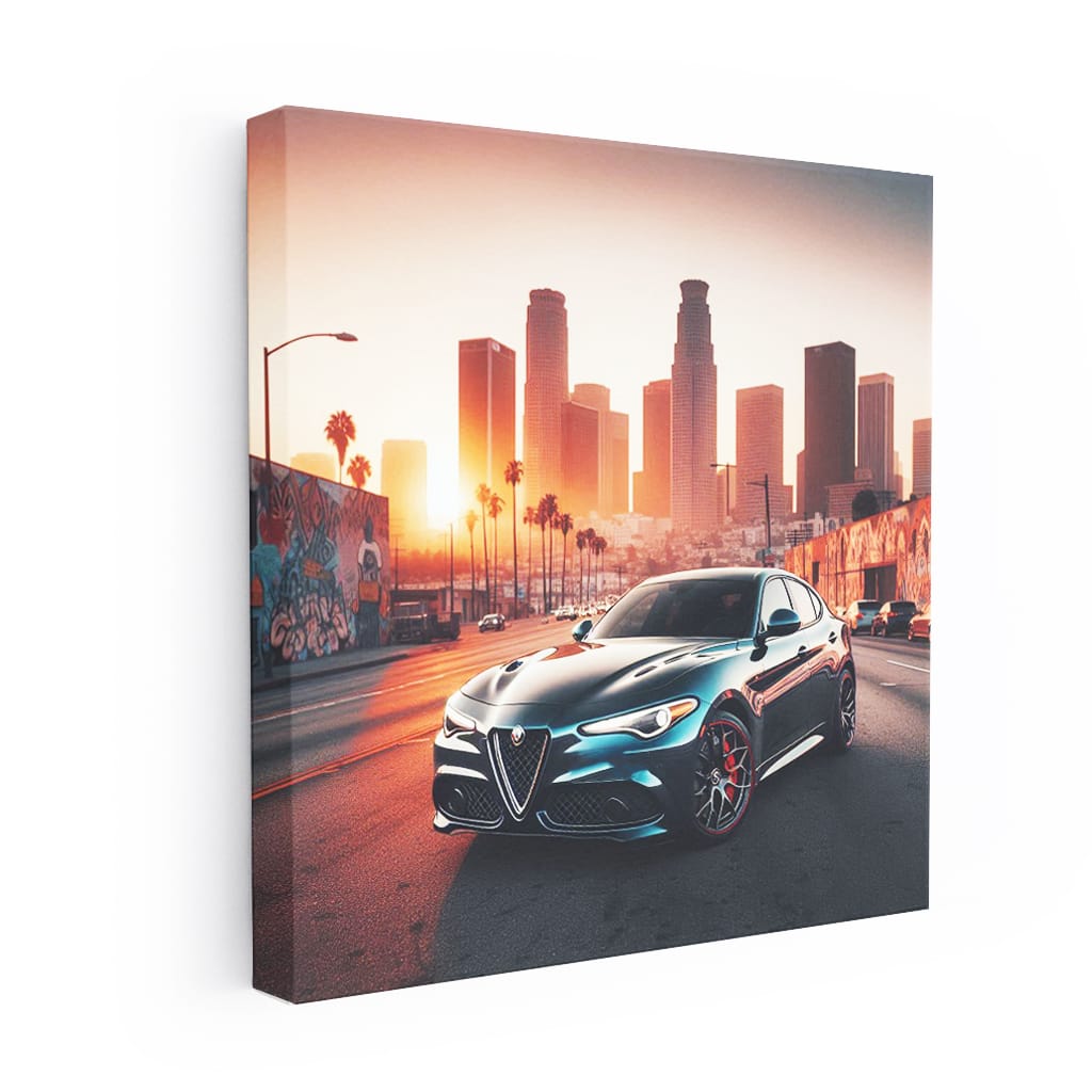 Alfa Romeo Stelvio Los Angeles Wall Art