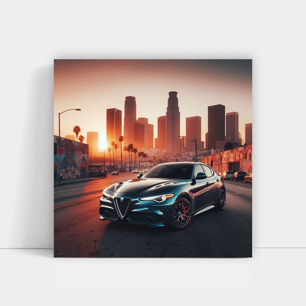 Alfa Romeo Stelvio Los Angeles Wall Art