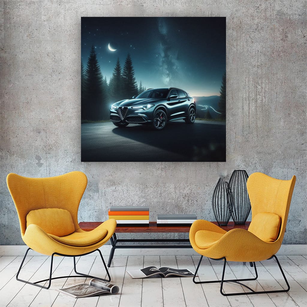 Alfa Romeo Stelvio Nig Wall Art