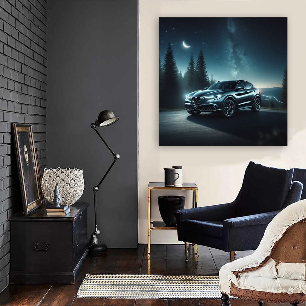 Alfa Romeo Stelvio Nig Wall Art