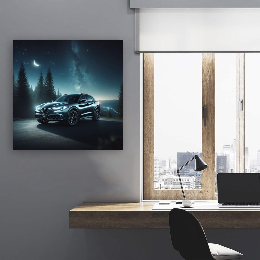 Alfa Romeo Stelvio Nig Wall Art