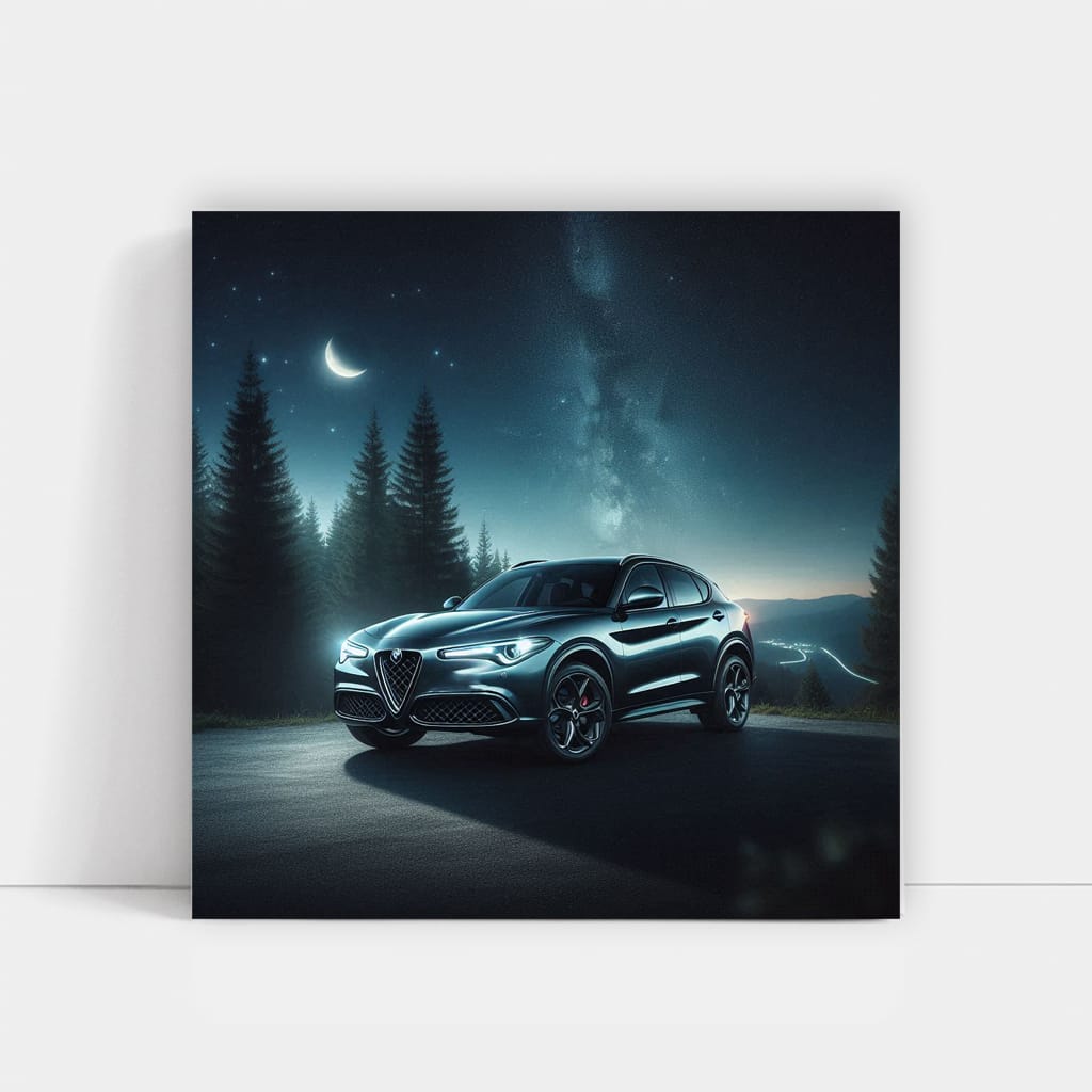 Alfa Romeo Stelvio Nig Wall Art