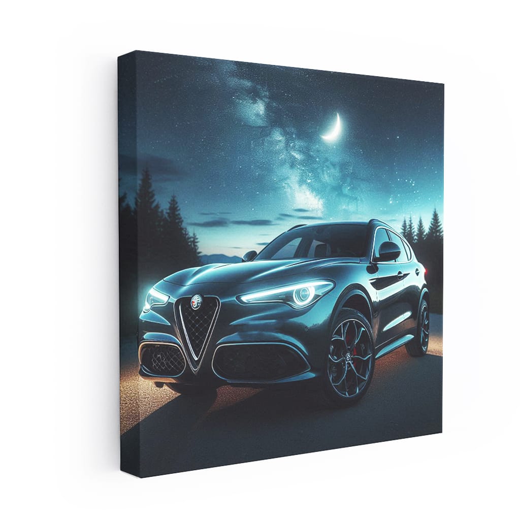 Alfa Romeo Stelvio Night Wall Art