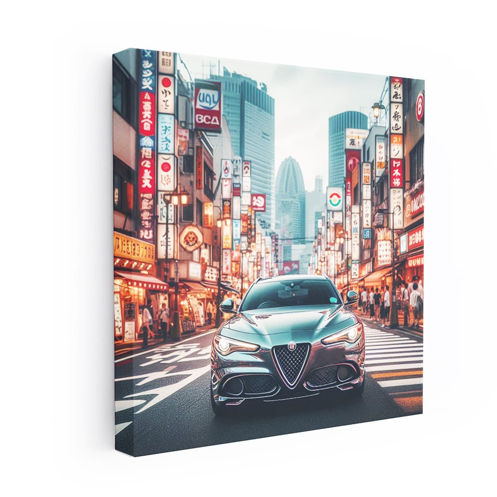 Alfa Romeo Stelvio Tokyo Japan Wall Art