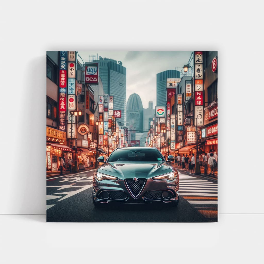 Alfa Romeo Stelvio in Tokyo, Japan - Elegance on Wheels