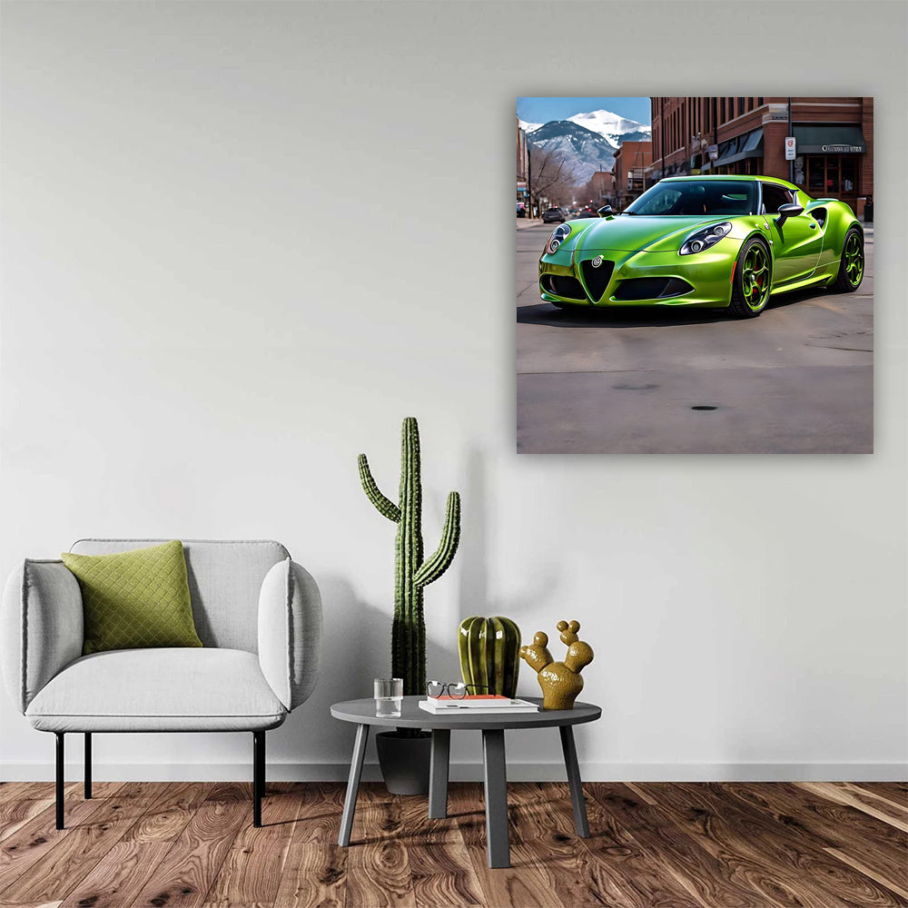 Green Alfa Romeo 4C in Denver, CO - Sporty Elegance