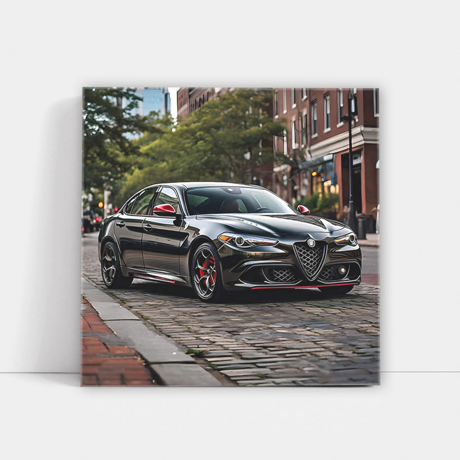 Black Alfa Romeo Giulia Quadrifoglio in Philly - Pure Elegance