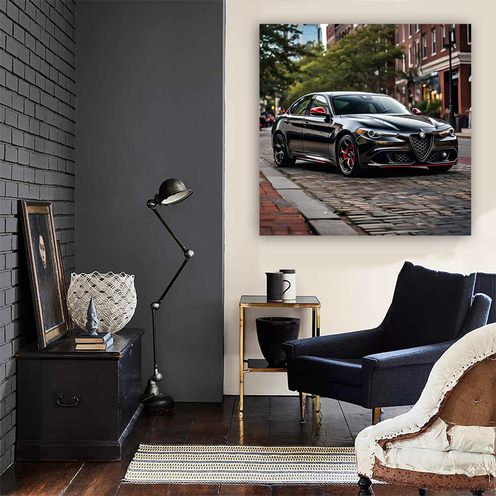 Black Alfa Romeo Giulia Quadrifoglio in Philly - Pure Elegance