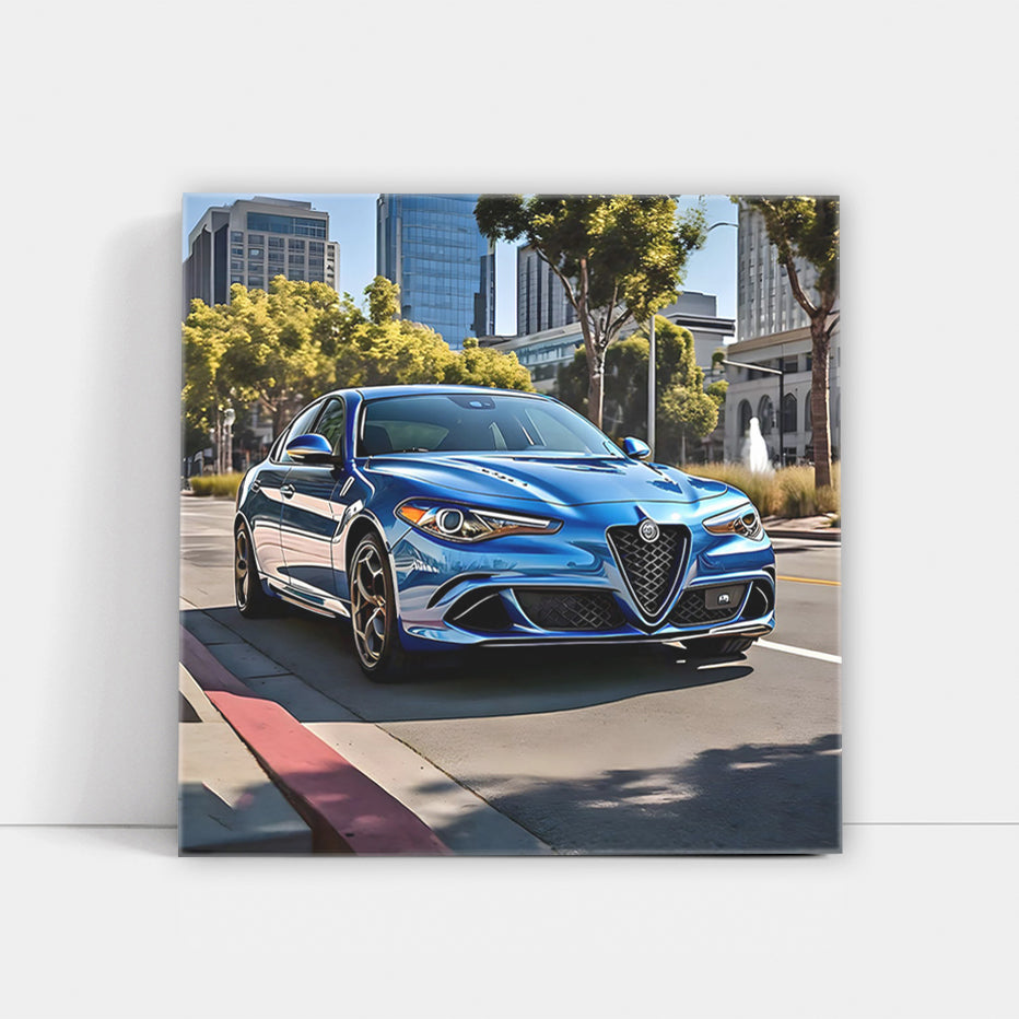 Alfa Romeo Giulia Quadrifoglio in Blue, San Jose - Power Unleashed