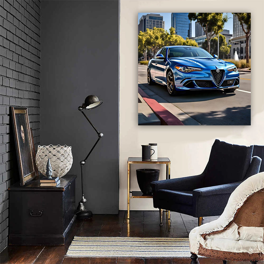 Alfa Romeo Giulia Quadrifoglio in Blue, San Jose - Power Unleashed
