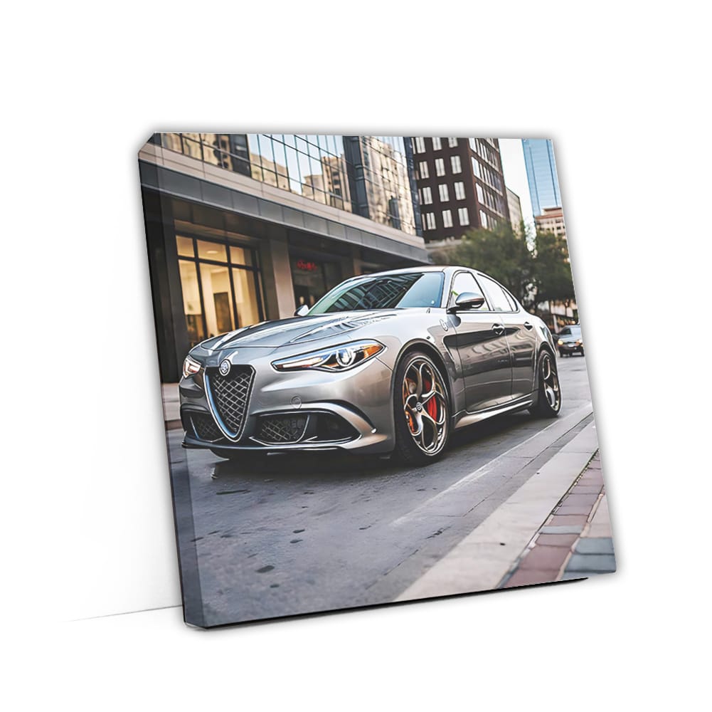 Alfa Romeo Giulia Quadrifoglio Gray In Dallas T Wall Art