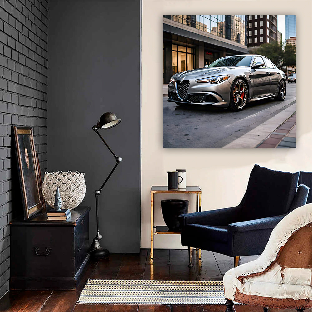 Alfa Romeo Giulia Quadrifoglio in Gray - Dallas, TX Elegance