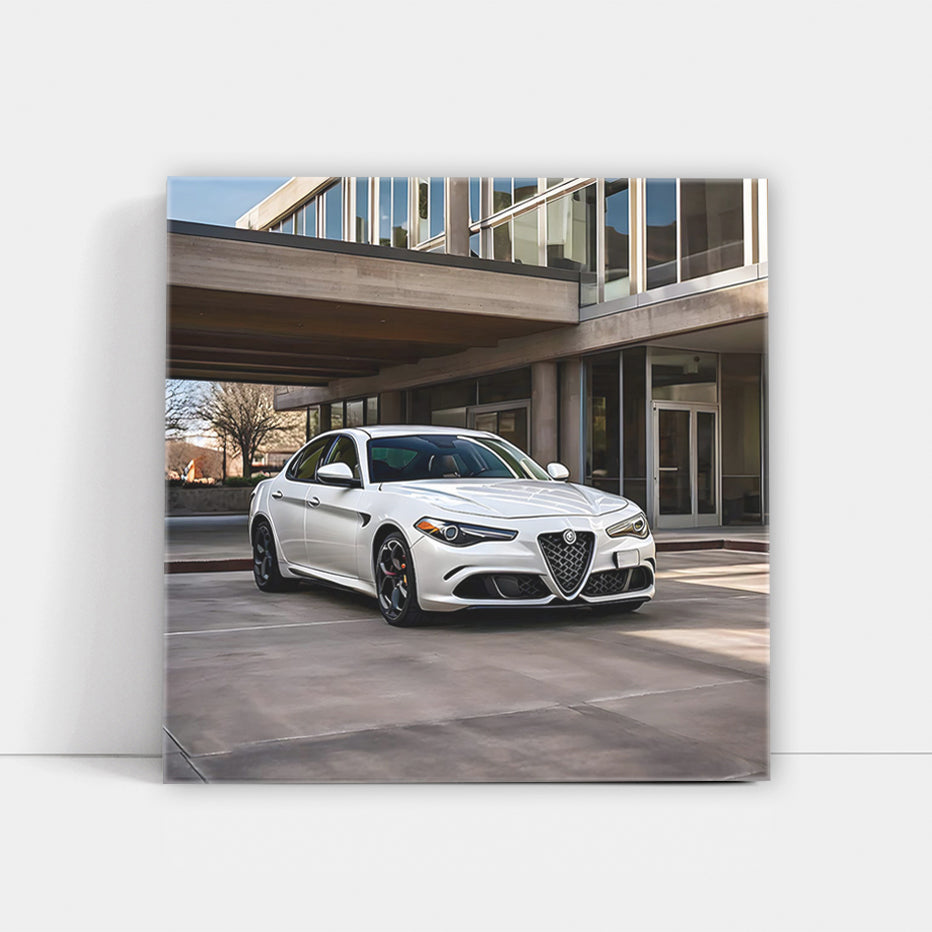 White Alfa Romeo Giulia Quadrifoglio in San Antonio, TX - Sporty Elegance