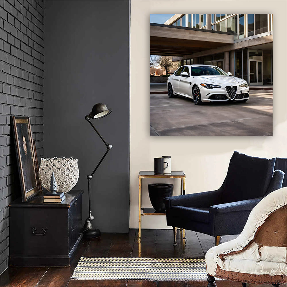 White Alfa Romeo Giulia Quadrifoglio in San Antonio, TX - Sporty Elegance