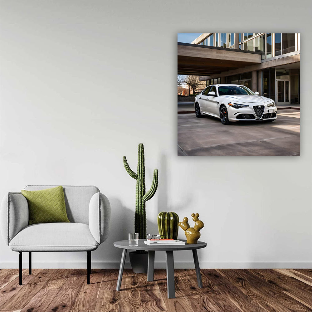 White Alfa Romeo Giulia Quadrifoglio in San Antonio, TX - Sporty Elegance