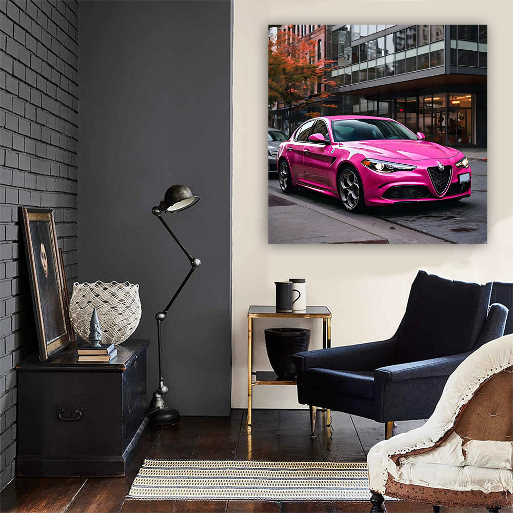 Pink Alfa Romeo Stelvio Quadrifoglio in Seattle - Pure Power
