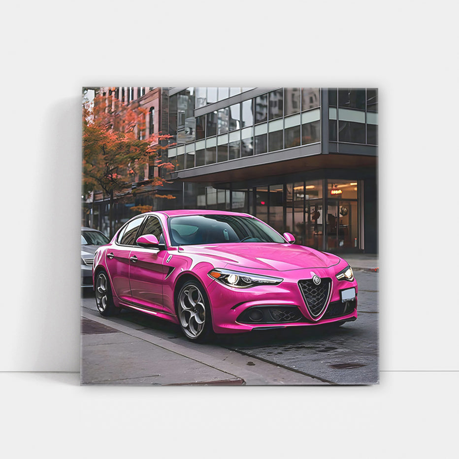 Pink Alfa Romeo Stelvio Quadrifoglio in Seattle - Pure Power