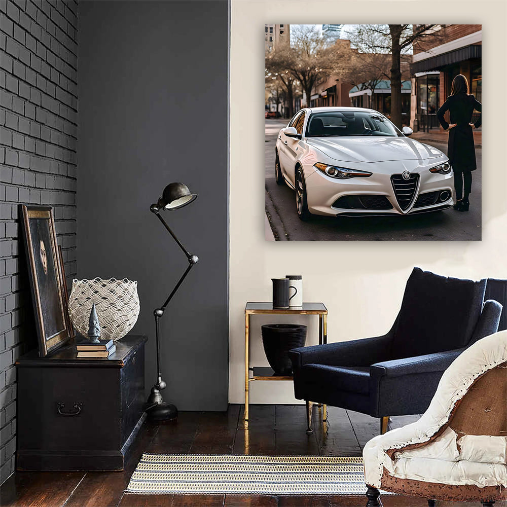 White Alfa Romeo Stelvio Quadrifoglio in San Antonio - Dynamic Style