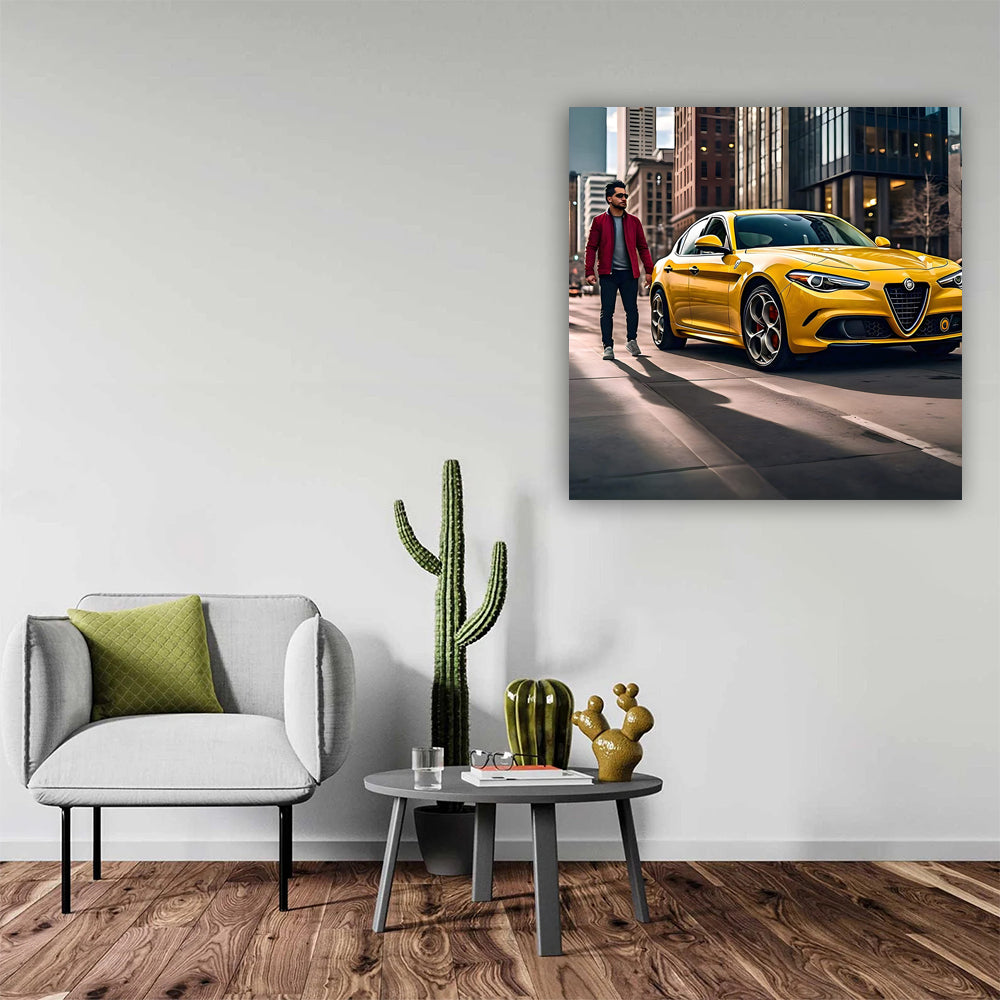 Yellow Alfa Romeo Stelvio Quadrifoglio in Denver - Thrill on Wheels