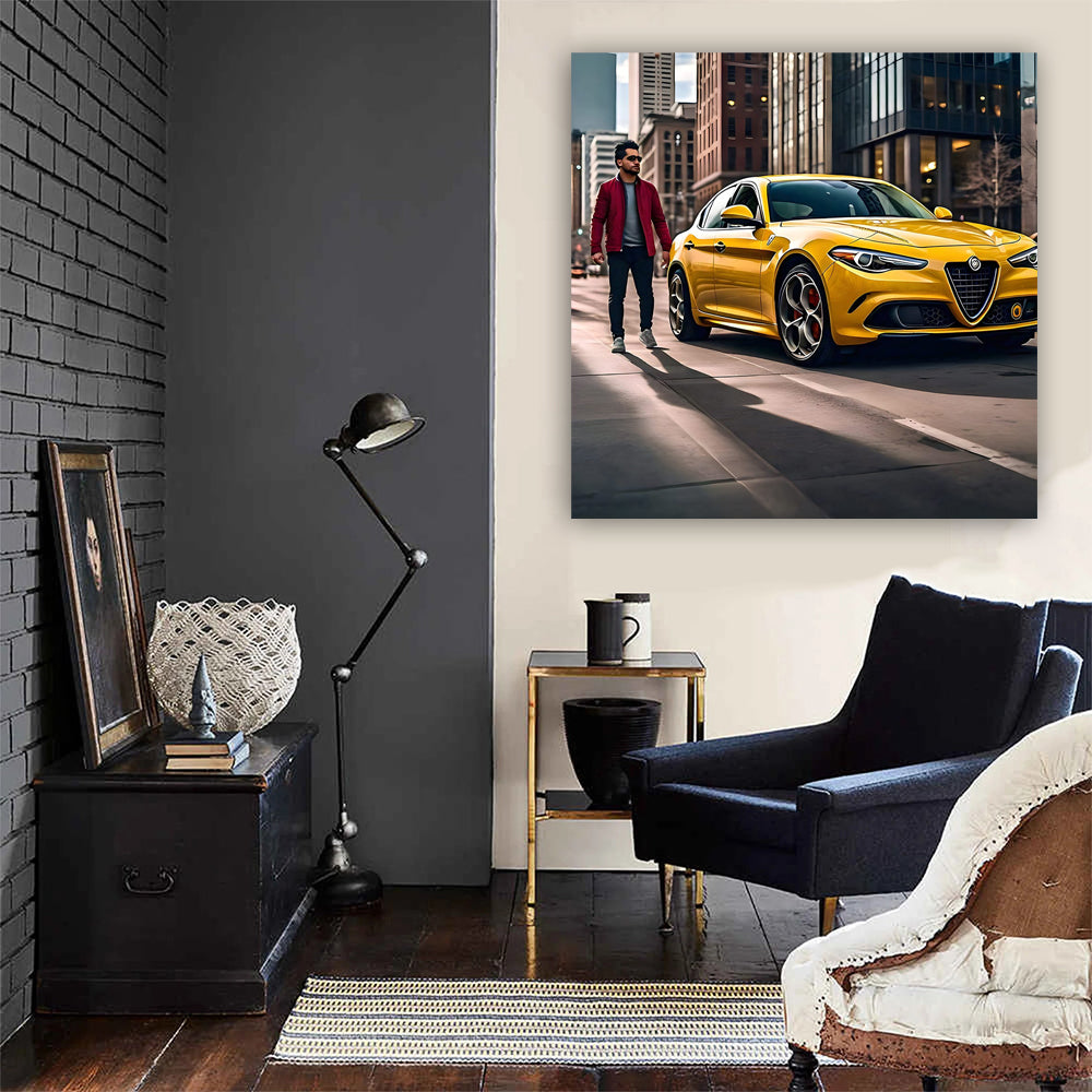 Yellow Alfa Romeo Stelvio Quadrifoglio in Denver - Thrill on Wheels