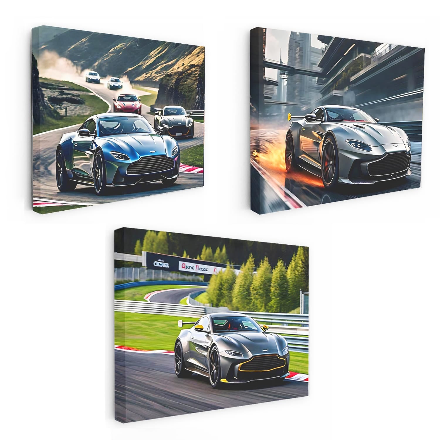 Aston Martin On Race Set of 3