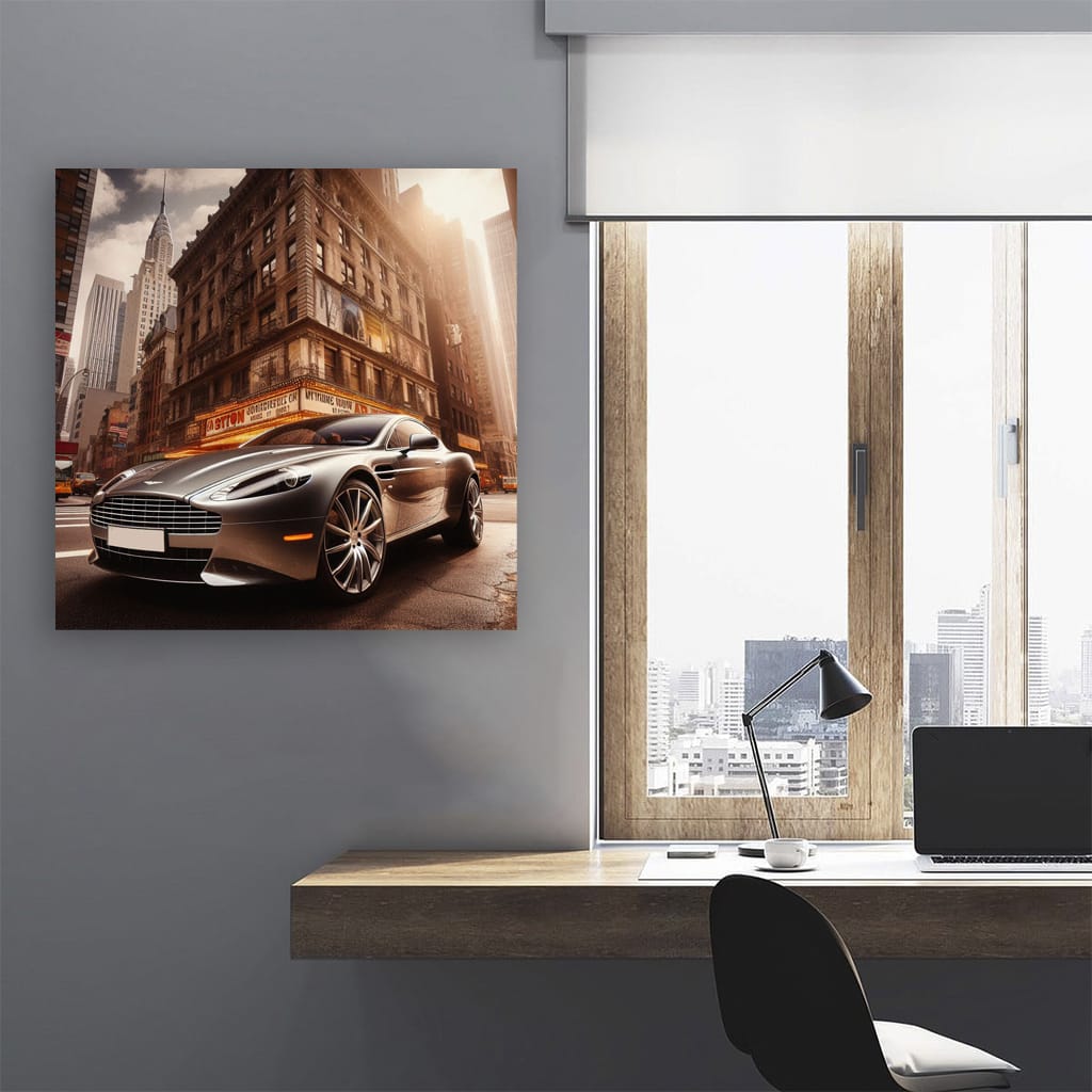 Aston Martin Rapide Buildi Wall Art