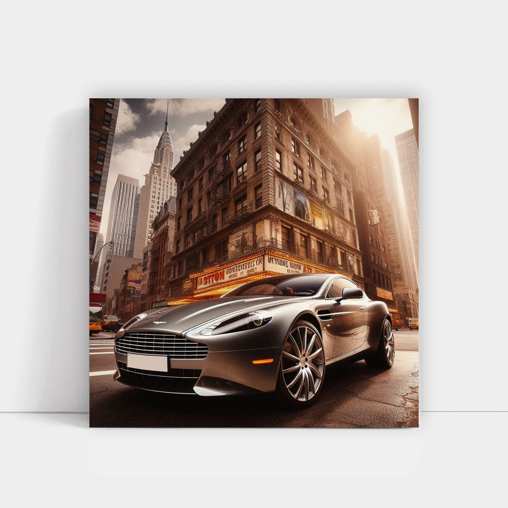 Aston Martin Rapide Buildi Wall Art