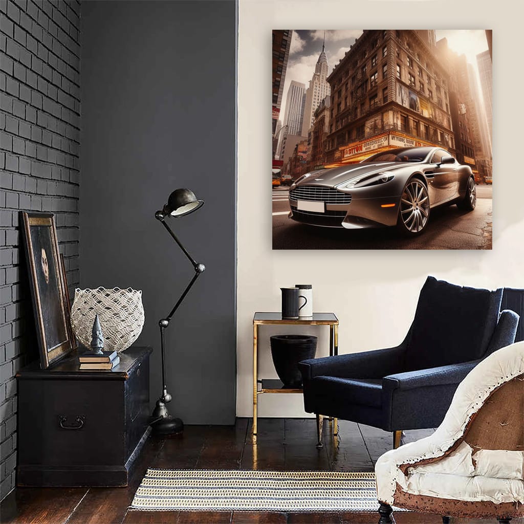 Aston Martin Rapide Buildi Wall Art