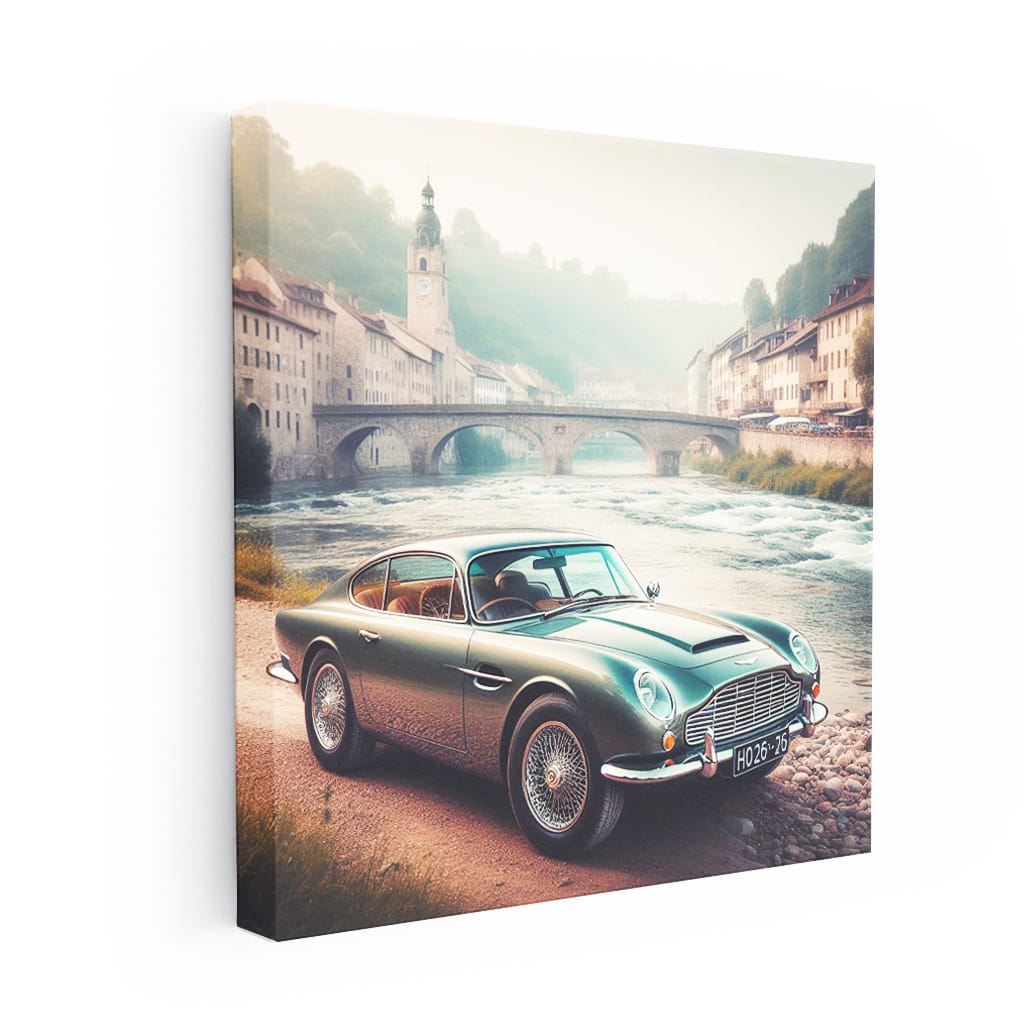 Aston Martin Rapide River Wall Art