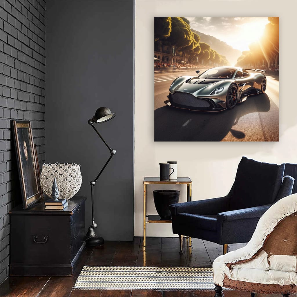 Aston Martin Valkyrie Sunny Weath Wall Art