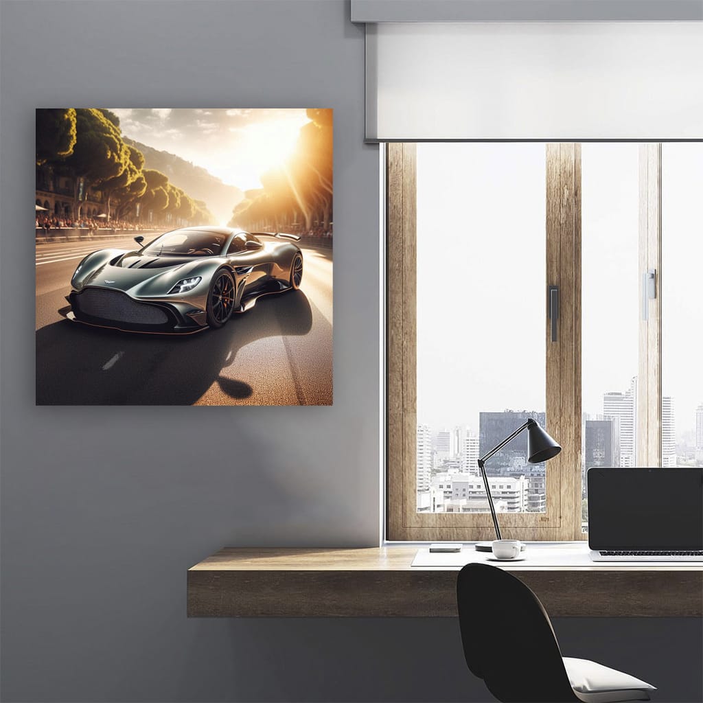 Aston Martin Valkyrie Sunny Weath Wall Art