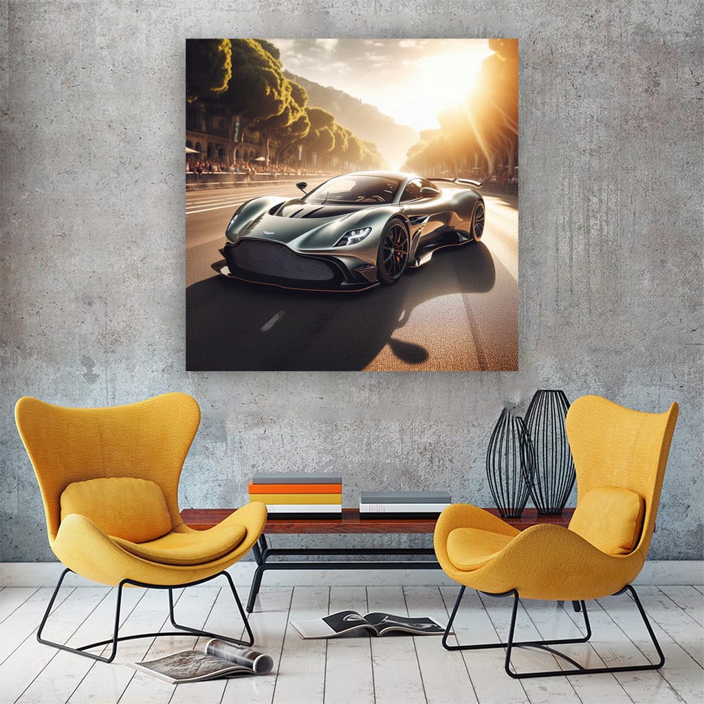 Aston Martin Valkyrie Sunny Weath Wall Art