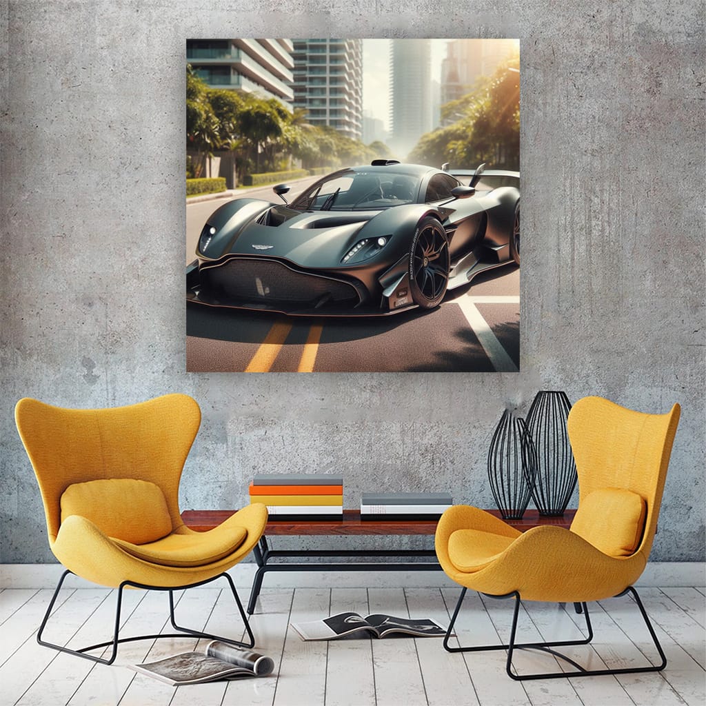 Aston Martin Valkyrie Sunny Weather Wall Art