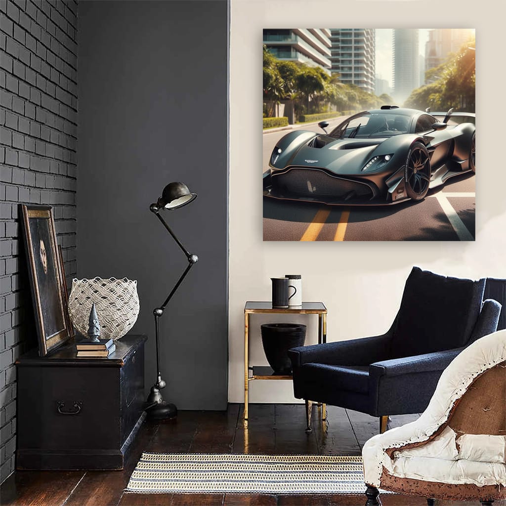 Aston Martin Valkyrie Sunny Weather Wall Art