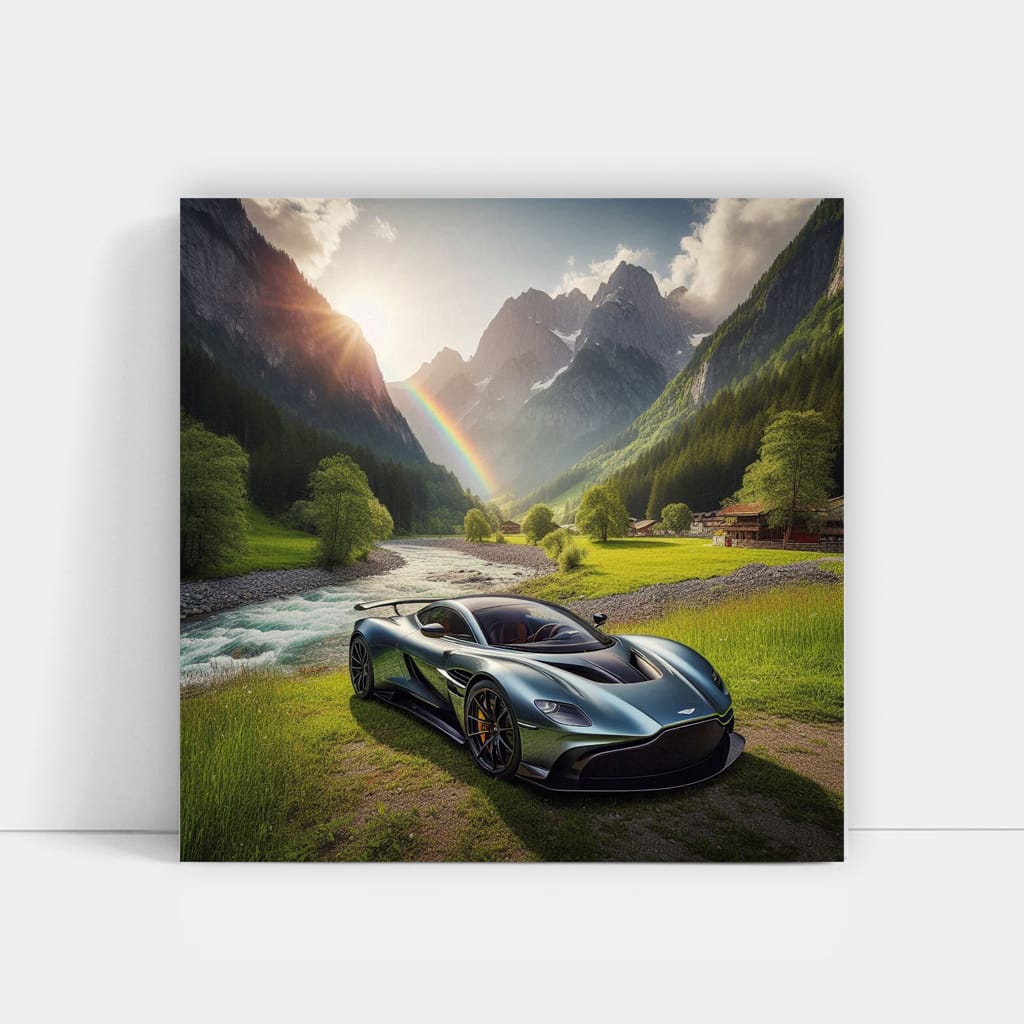 Aston Martin Valkyrie Valley Wall Art